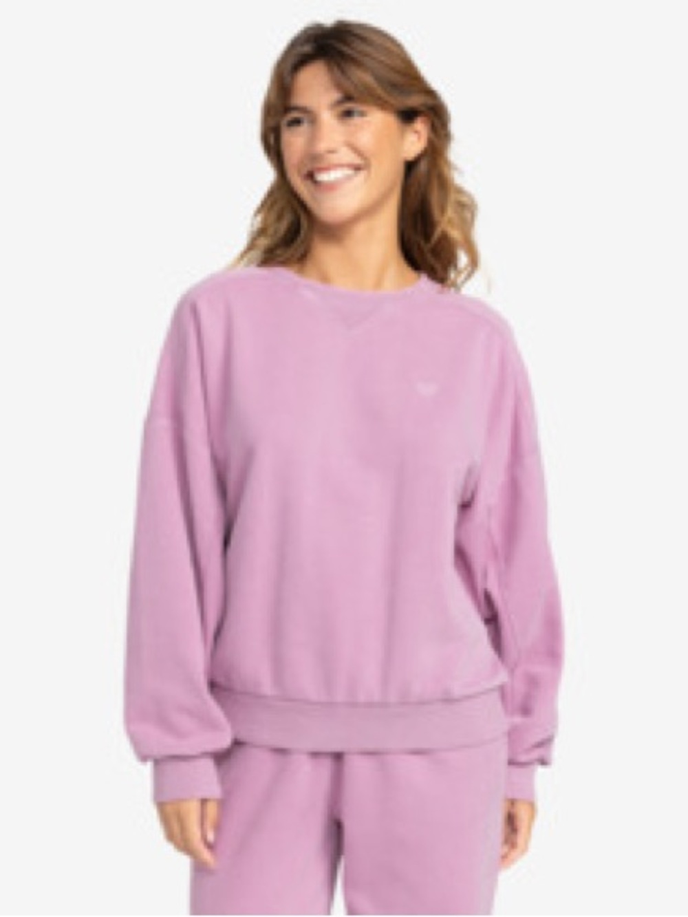Women's Lavendar Crewneck Lounge Sweatshirt